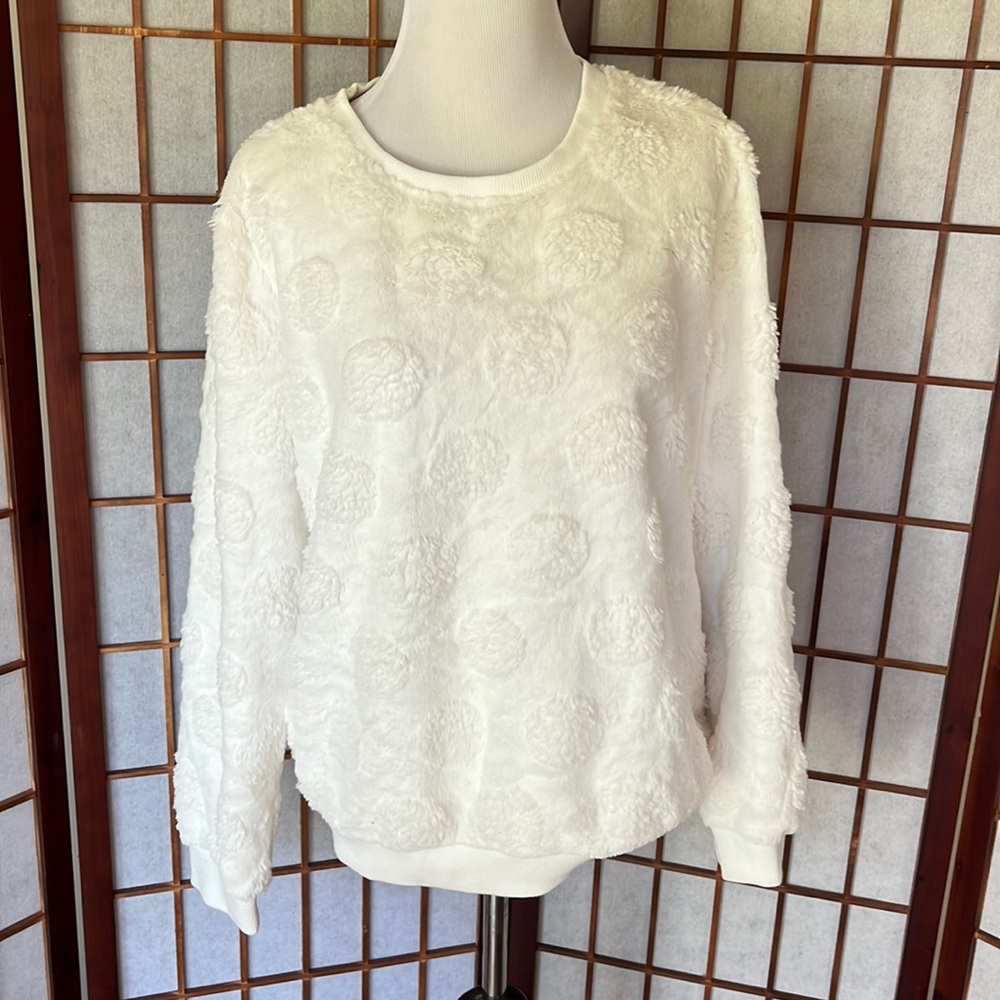 Unbranded Fluffy Snow Bunny Sweater.